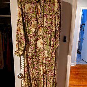 H&m dress william morris print